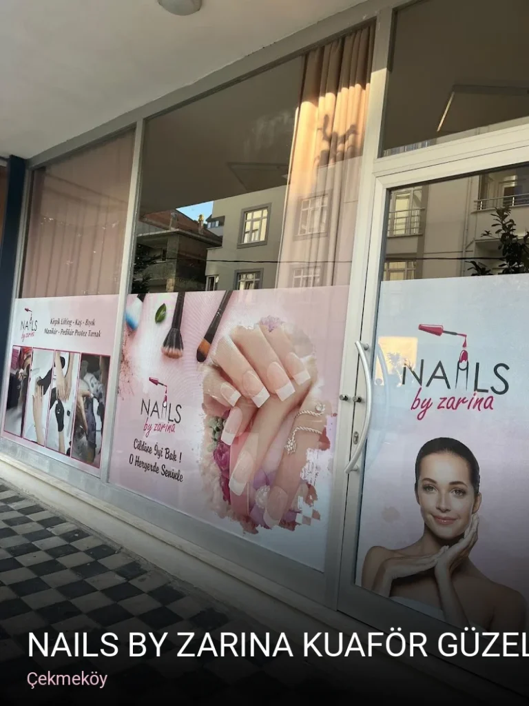 Çekmeköy Nails By Zarina Kuaför Güzelik Salonu — Manikür, Pedikür, Cilt Bakımı