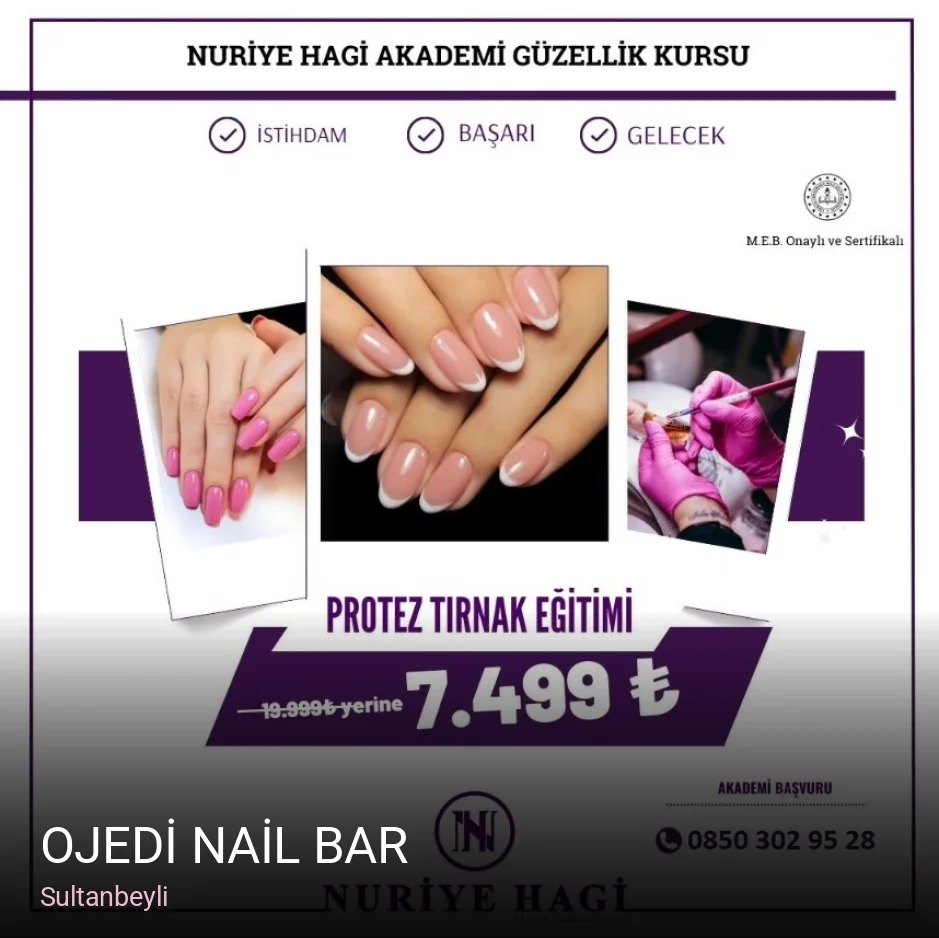 Sultanbeyli OJEDİ NAİL BAR — Manikür, Pedikür, Cilt Bakımı