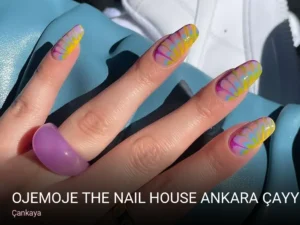 Çankaya OJEMOJE The Nail House Ankara Çayyolu tırnak nailart protez tırnak — Manikür