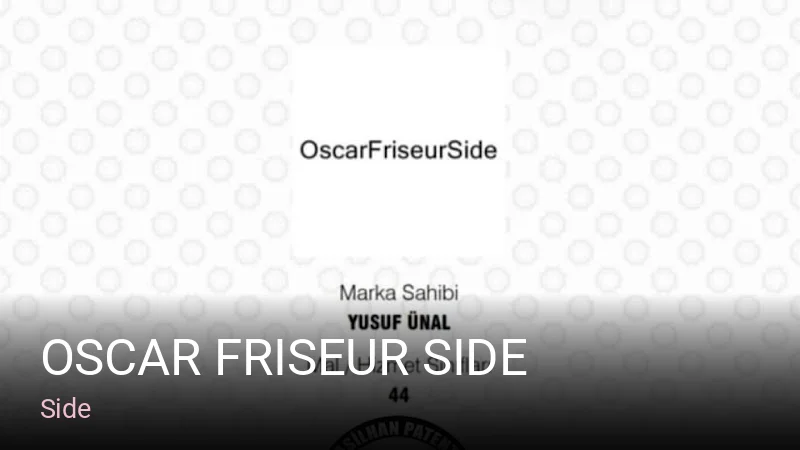 Side Oscar Friseur side — Manikür, Pedikür, Protez Tırnak