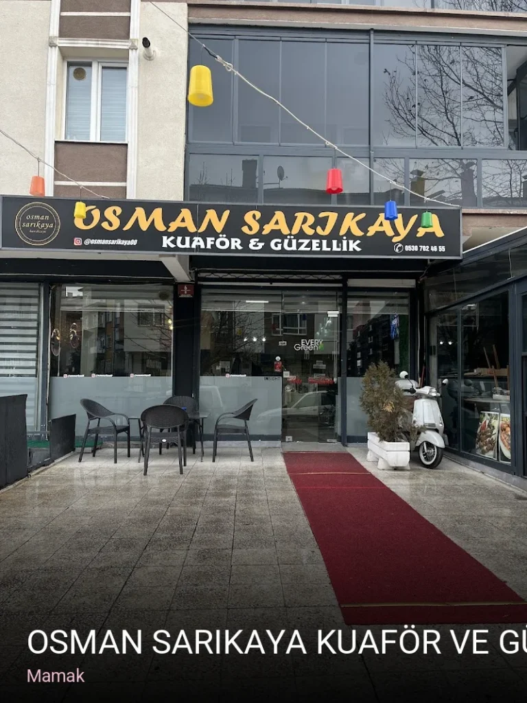 Mamak Osman Sarıkaya Kuaför ve Güzellik Salonu — Saç Bakımı, Keratin, Manikür