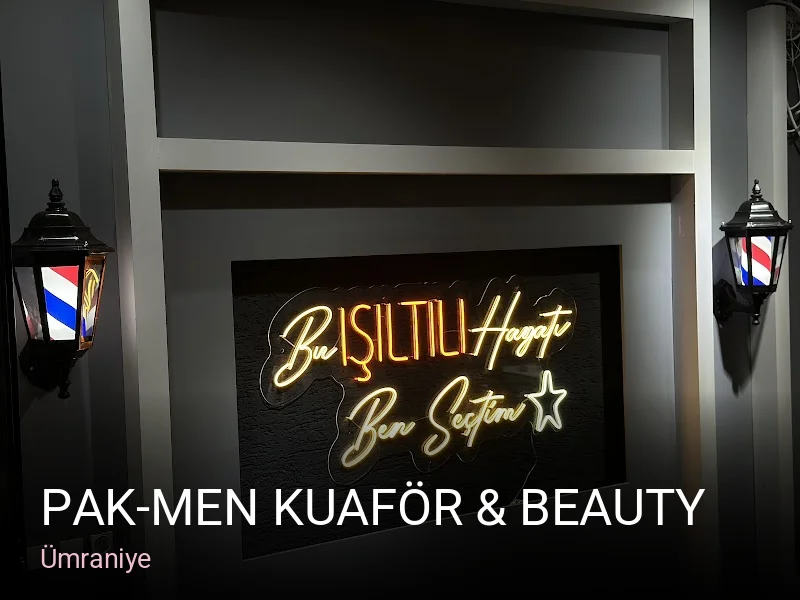 Ümraniye PAK-MEN KUAFÖR & BEAUTY — Saç Bakımı, Keratin, Manikür