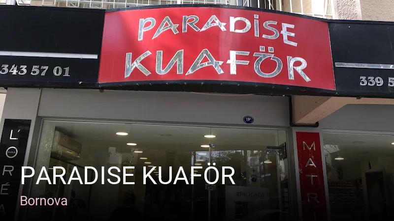 Bornova Paradise Kuaför — Saç Bakımı, Keratin
