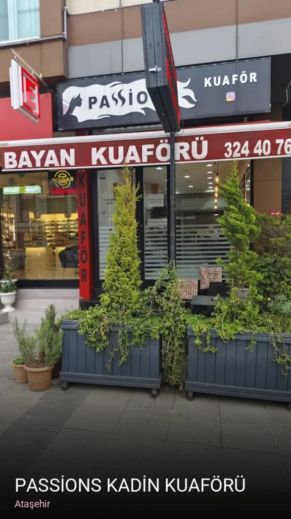 Ataşehir PASSİONS KADİN KUAFÖRÜ — Saç Bakımı, Keratin