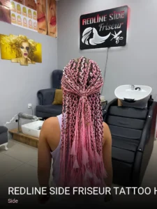 Side Redline Side Friseur Tattoo Hair — Keratin
