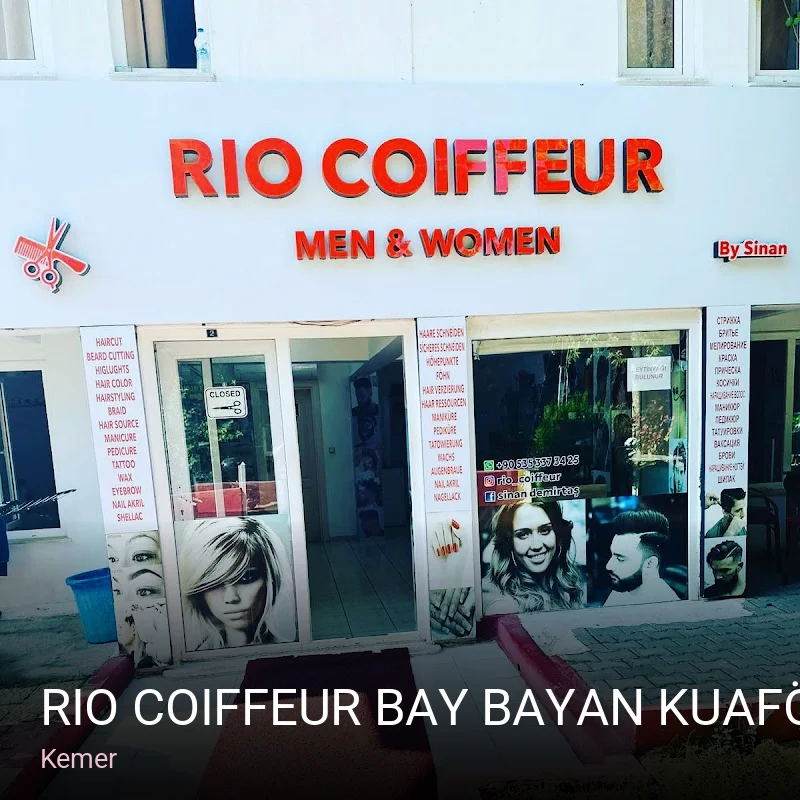 Kemer Rio Coiffeur Bay Bayan Kuaför Kemer Antalya — Saç Bakımı, Keratin