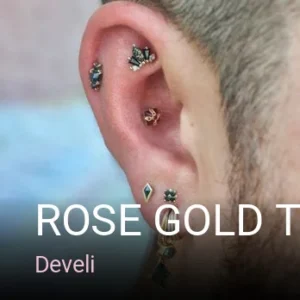 Develi Rose Gold Tattoo & Piercing — Protez Tırnak
