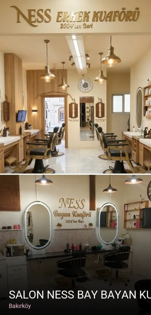 Bakırköy SALON NESS BAY BAYAN KUAFÖRÜ GÜZELLİK & BAKIM MERKEZİ — Saç Bakımı, Keratin, Manikür