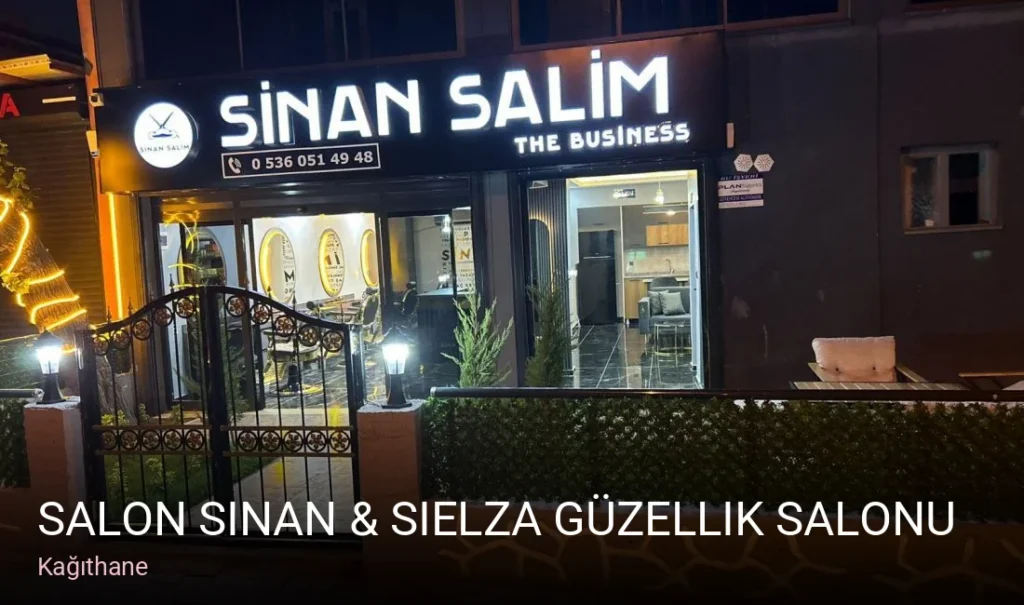 Kağıthane Salon Sinan & Sielza Güzellik Salonu — Manikür, Pedikür, Cilt Bakımı