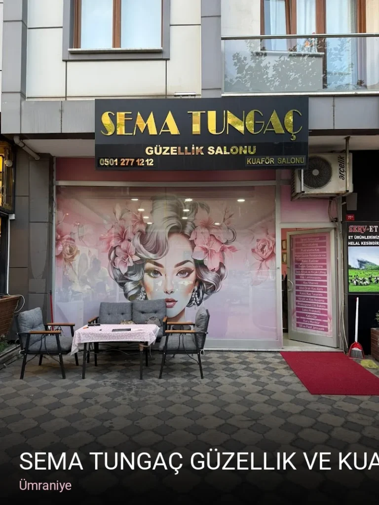 Ümraniye Sema tungaç güzellik ve kuaför salonu — Manikür, Pedikür, Cilt Bakımı