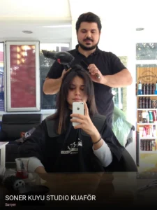 Sarıyer Soner kuyu studio kuaför — Keratin