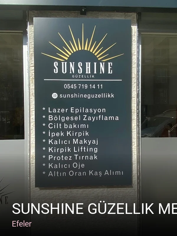 Efeler Sunshine Güzellik Merkezi — Manikür, Pedikür, Cilt Bakımı