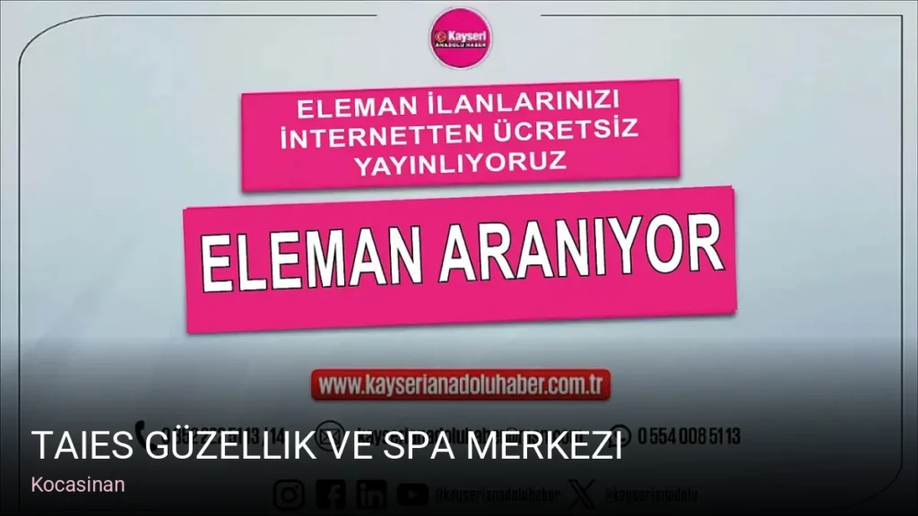 Kocasinan Taies Güzellik Ve Spa Merkezi — Manikür, Pedikür, Cilt Bakımı
