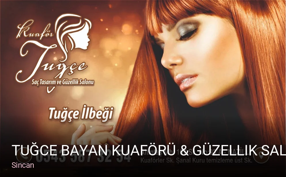 Sincan Tuğce Bayan Kuaförü & Güzellik Salonu — Manikür, Pedikür, Cilt Bakımı