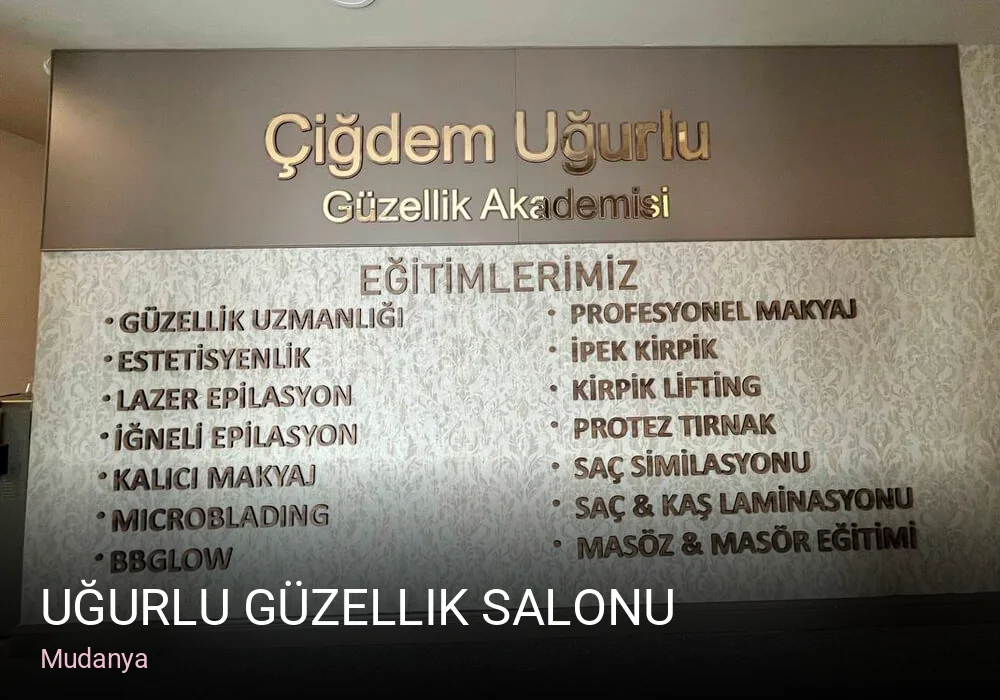 Mudanya Uğurlu Güzellik Salonu — Manikür, Pedikür, Cilt Bakımı