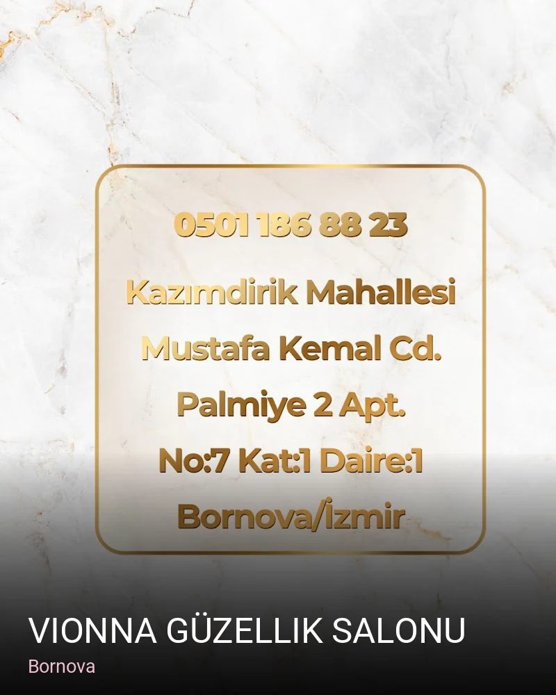 Bornova Vionna Güzellik Salonu — Manikür, Pedikür, Cilt Bakımı