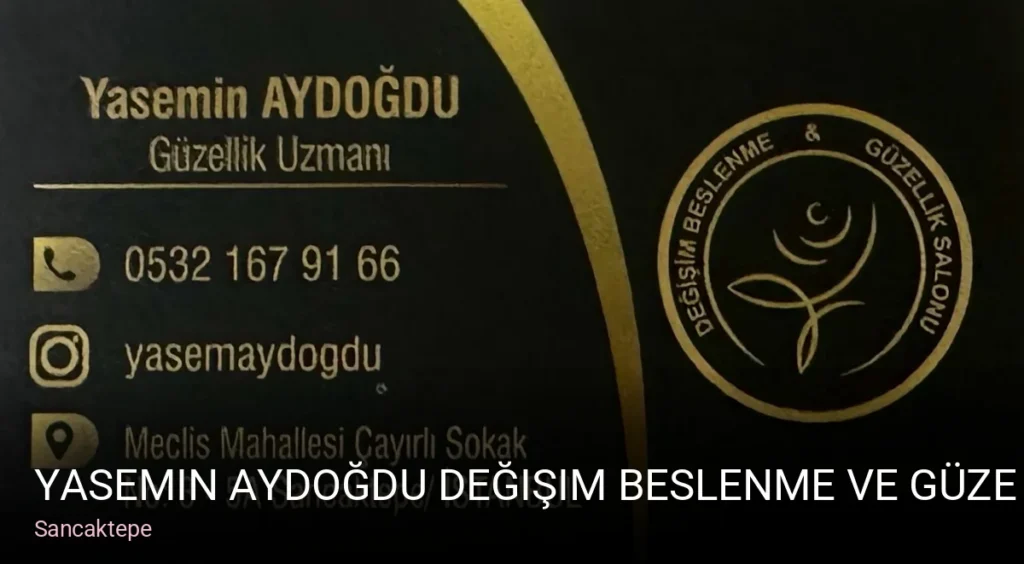 Sancaktepe Yasemin Aydoğdu Değişim Beslenme Ve Güzellik Salonu — Manikür, Pedikür, Cilt Bakımı