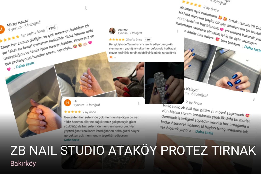 Bakırköy ZB Nail Studio Ataköy Protez Tırnak — Manikür, Pedikür, Protez Tırnak