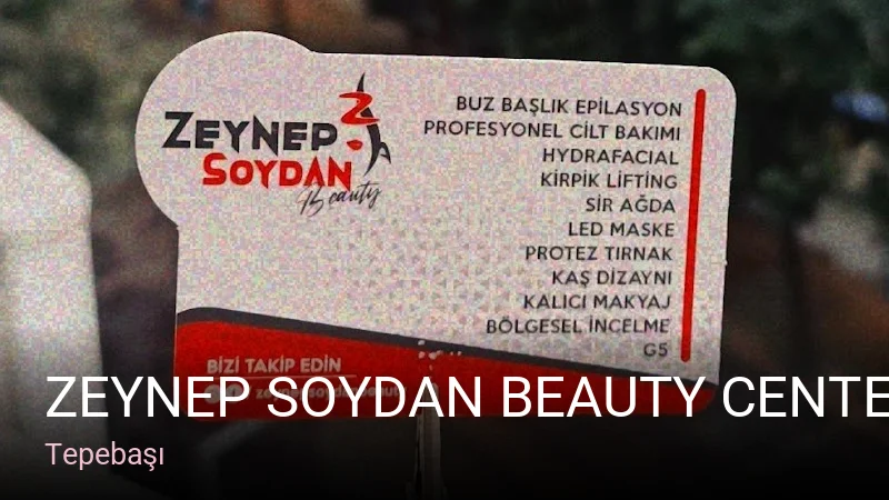Tepebaşı Zeynep Soydan Beauty Center — Manikür, Pedikür, Cilt Bakımı