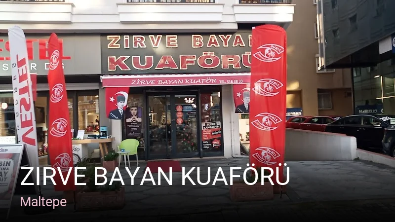 Maltepe Zirve Bayan Kuaförü — Saç Bakımı, Keratin, Ağda